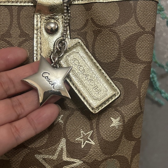 Coach Brown and Gold Tote Bag NWOT - Picture 2 of 14